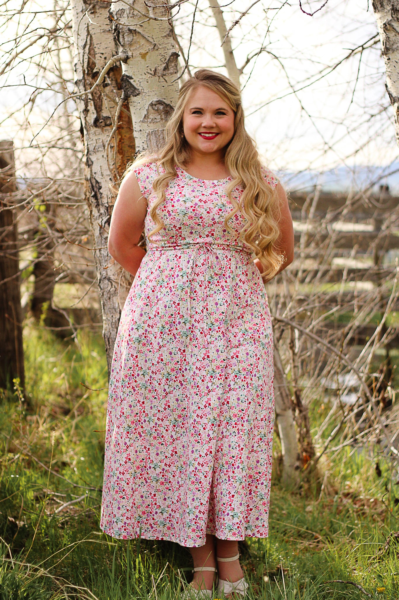 Painted Posies ~ Simplicity Dress
