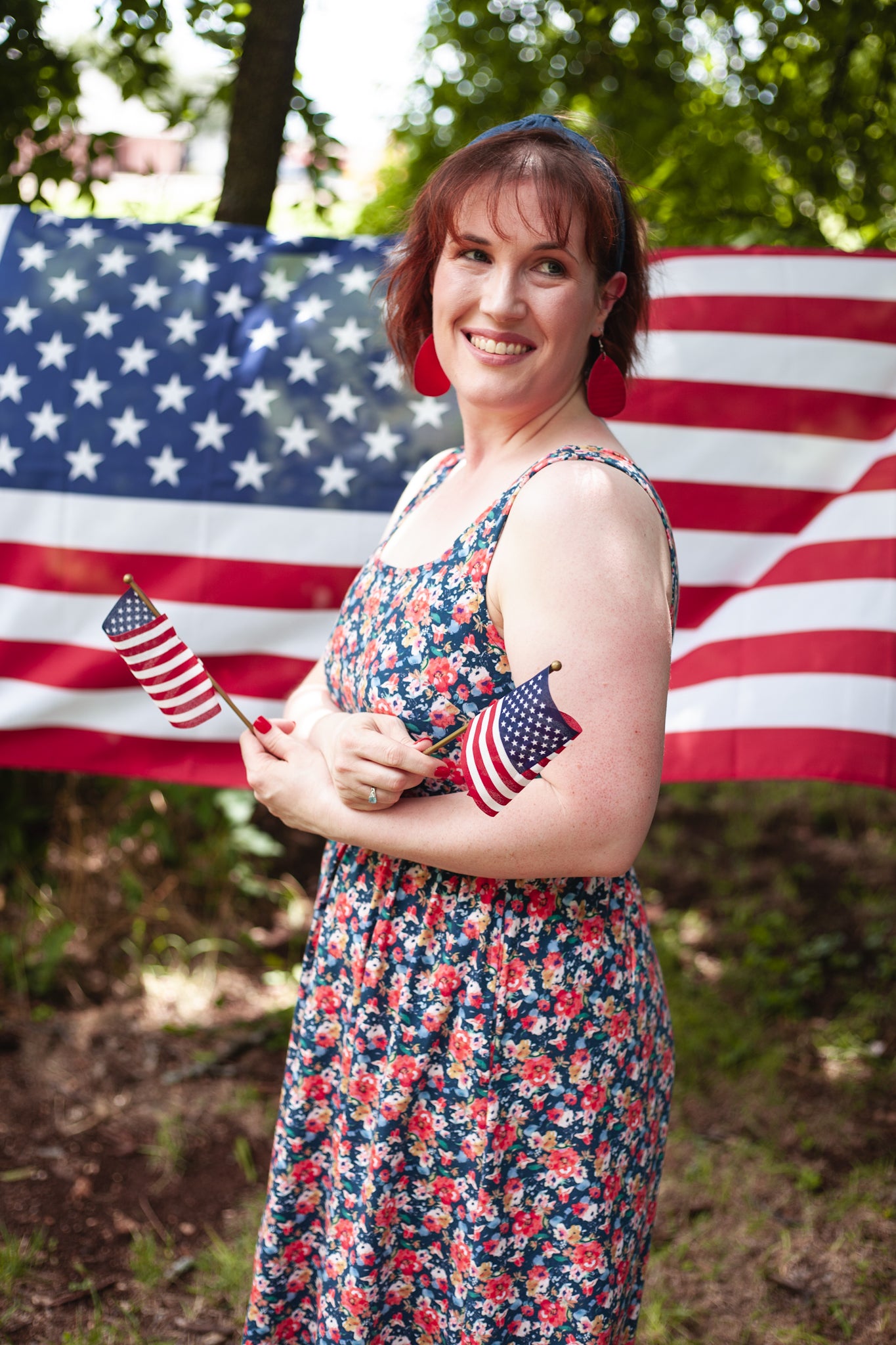 Independence Blossom ~ Homesteader Dress