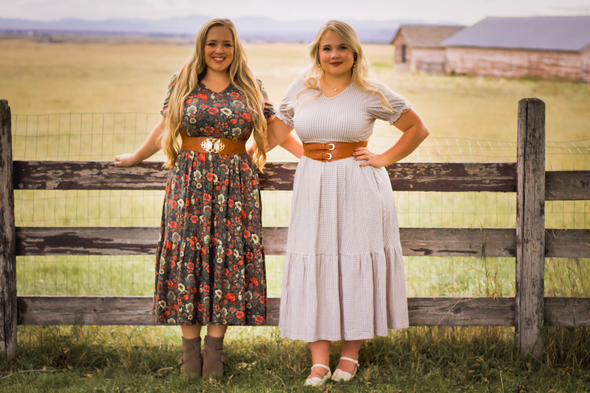 Nutmeg Gingham ~ Storybook Dress