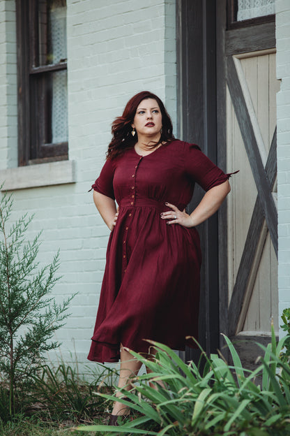 Bordeaux ~ Hearthside Dress
