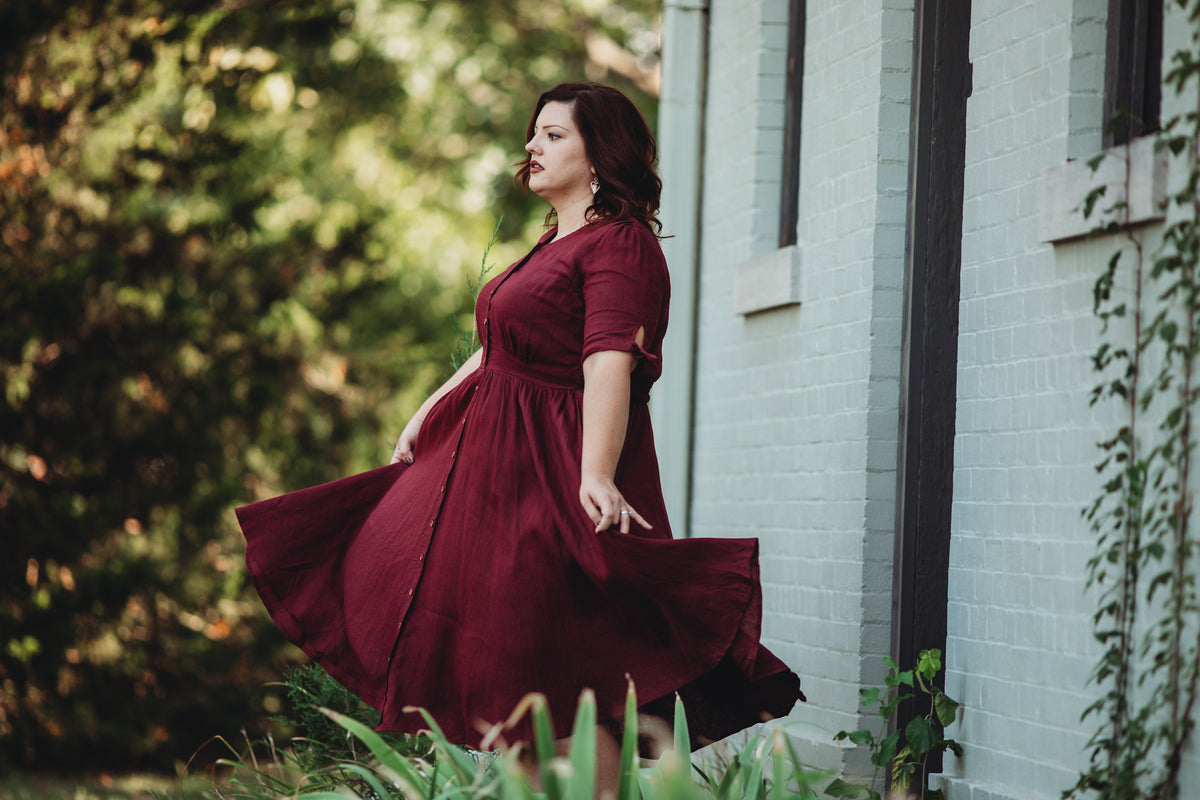Bordeaux ~ Hearthside Dress
