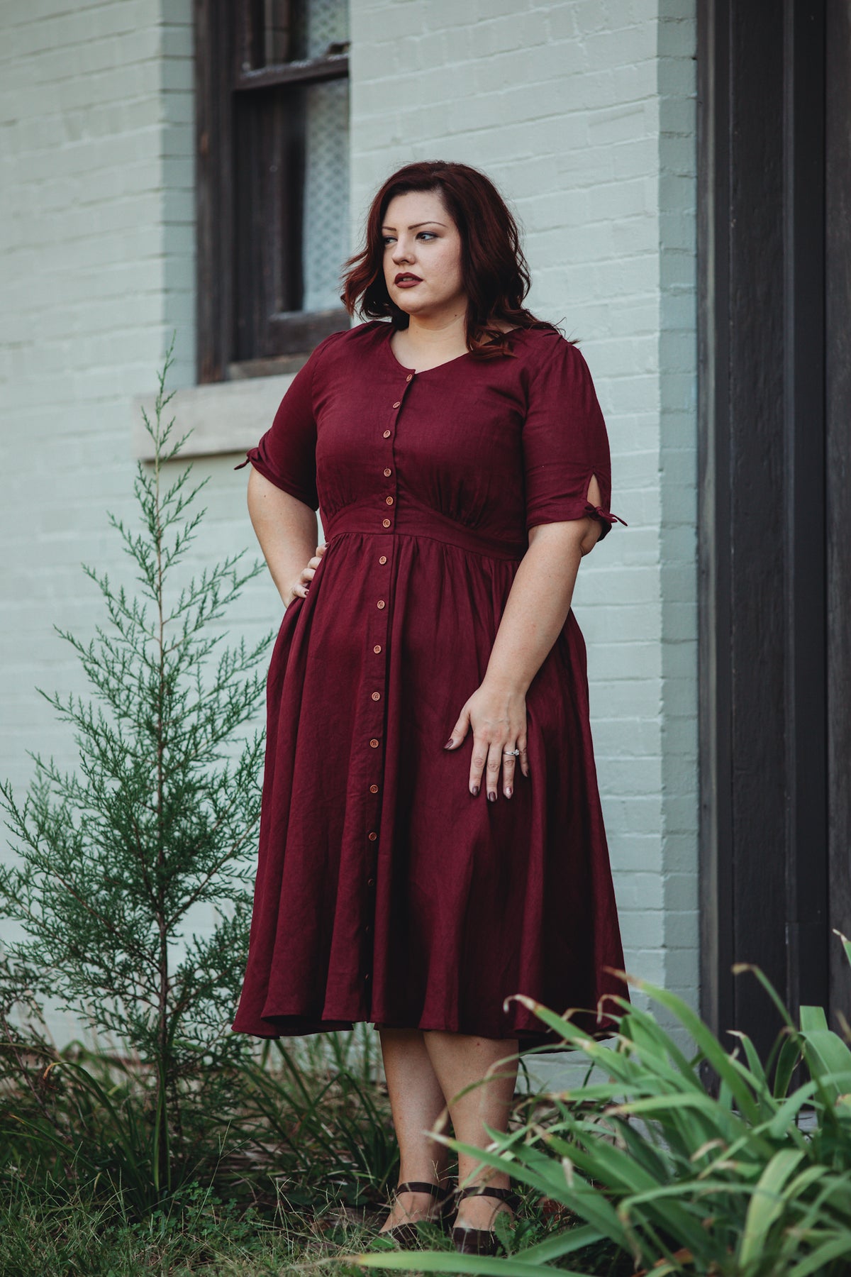 Bordeaux ~ Hearthside Dress