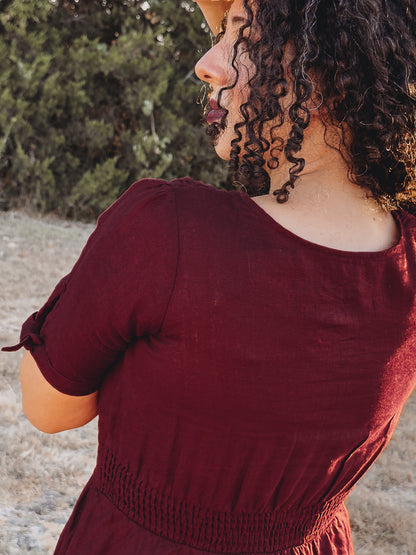 Bordeaux ~ Hearthside Dress