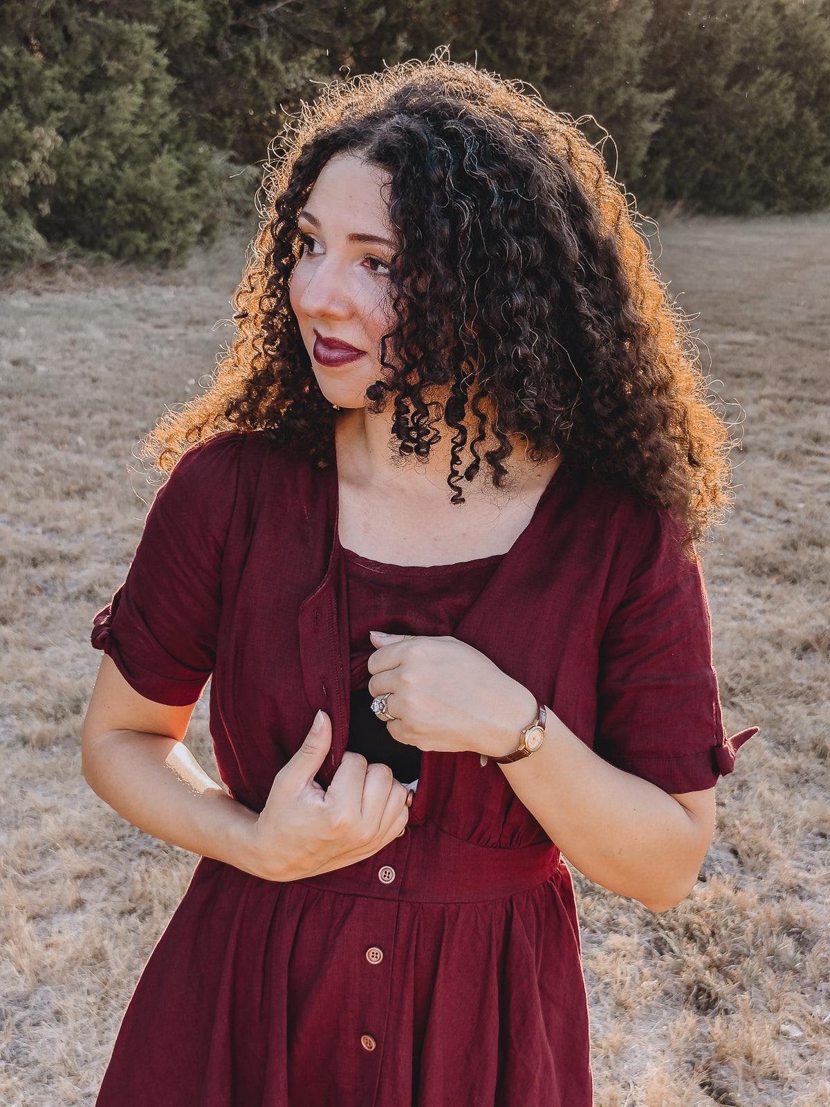 Bordeaux ~ Hearthside Dress