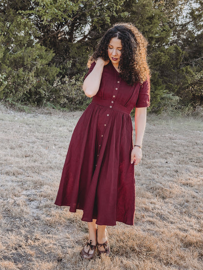 Bordeaux ~ Hearthside Dress