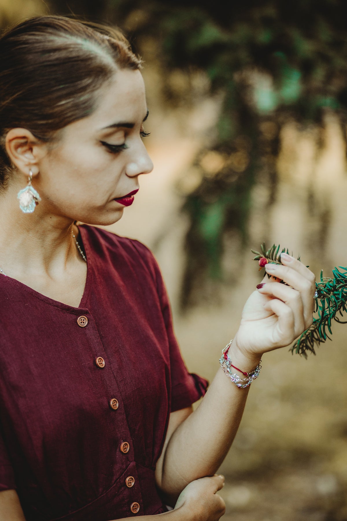 Bordeaux ~ Hearthside Dress