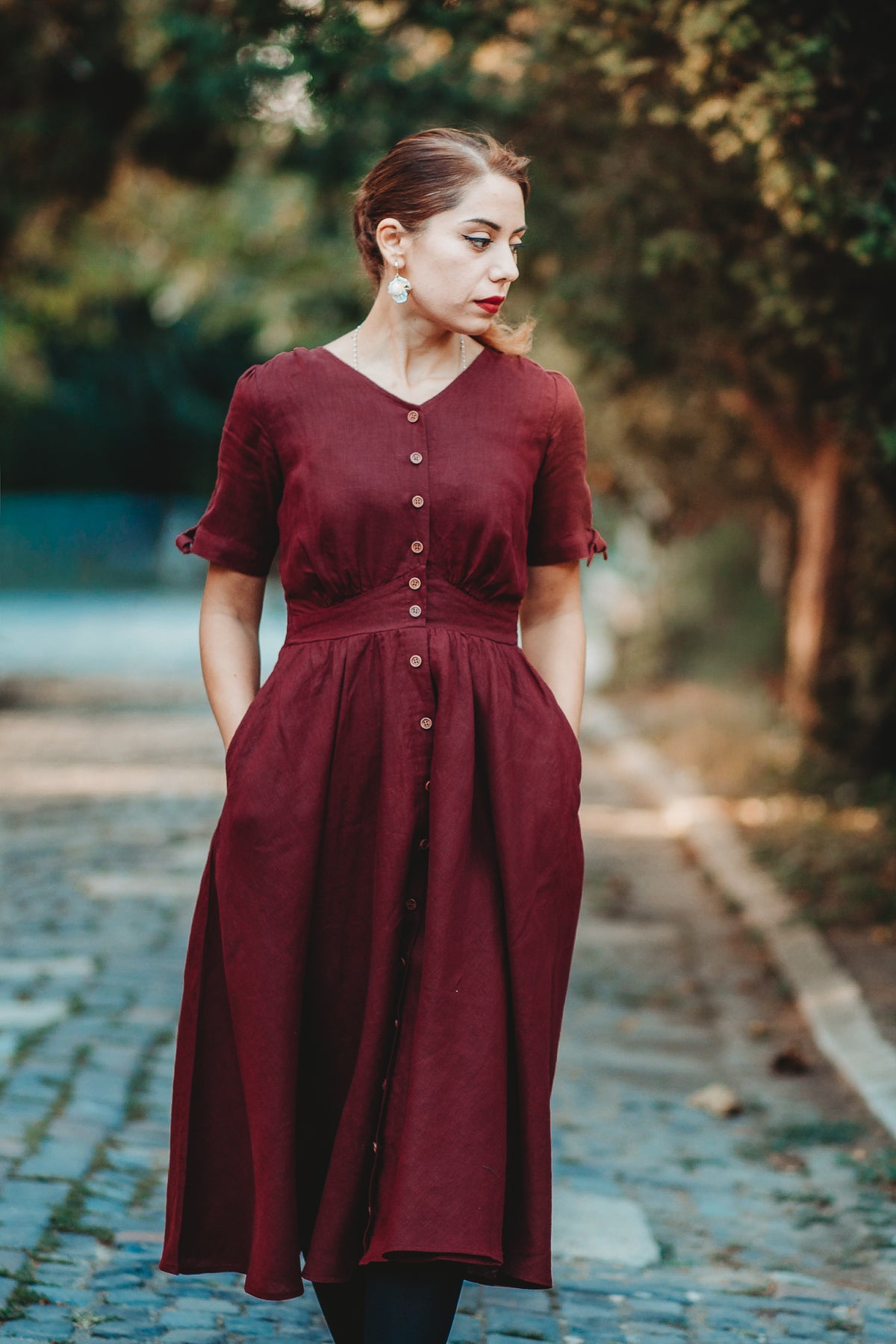 Bordeaux ~ Hearthside Dress