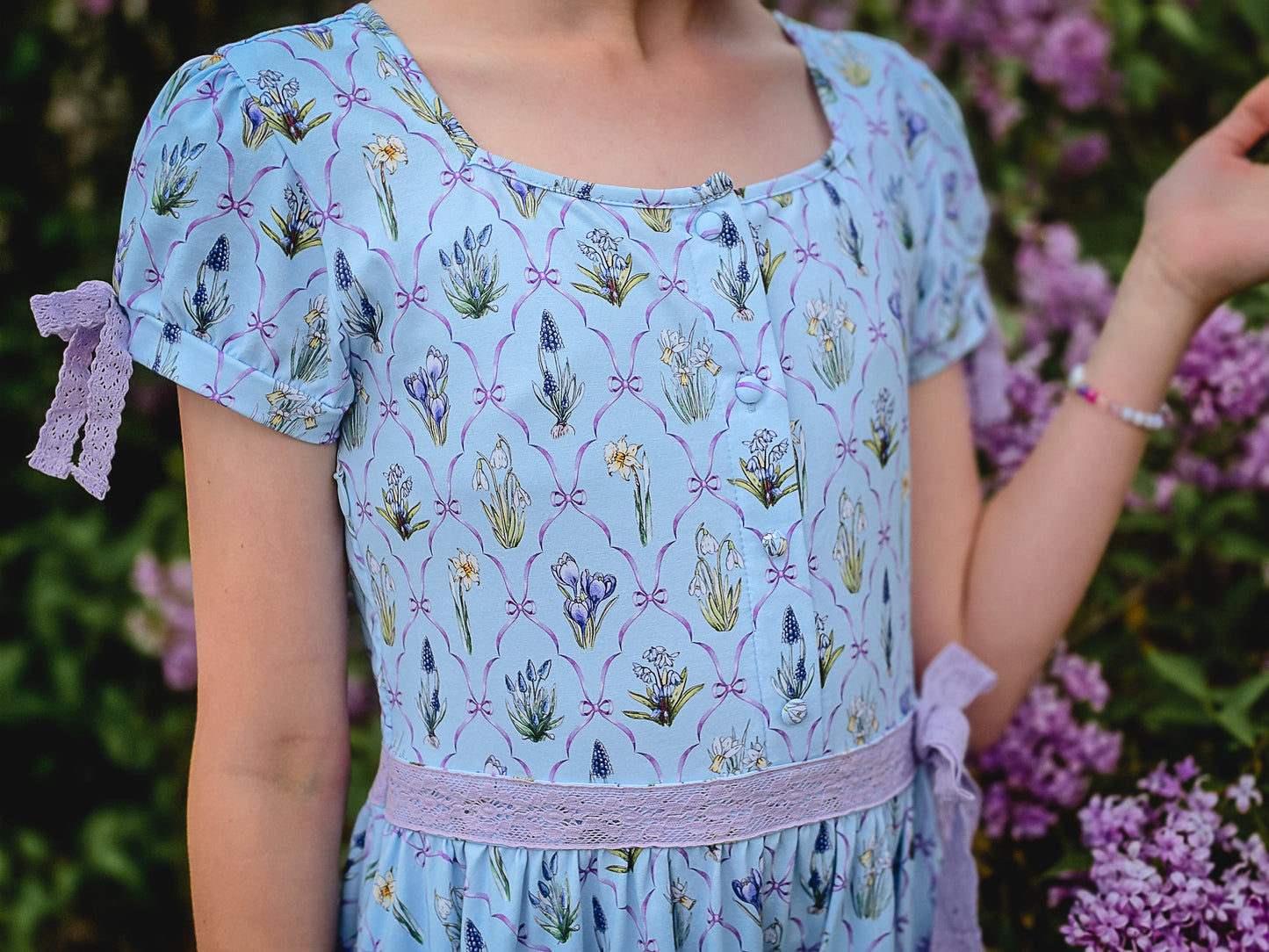 Snowdrops & Daffodils ~ Mini Keepsake Dress