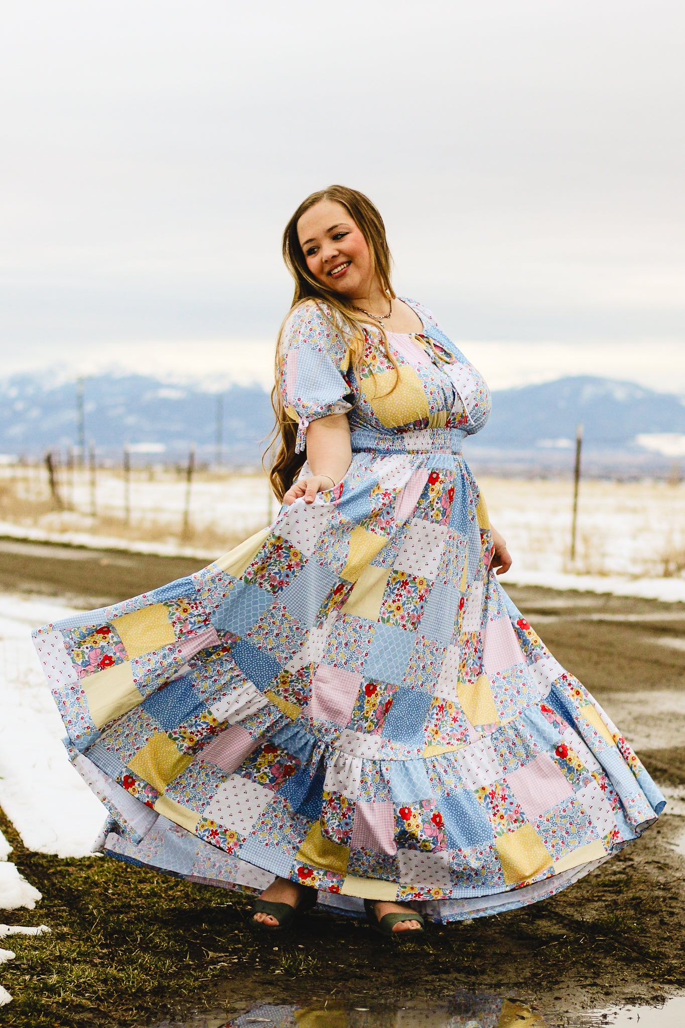 Cottage Calico ~ Folklore Maxi