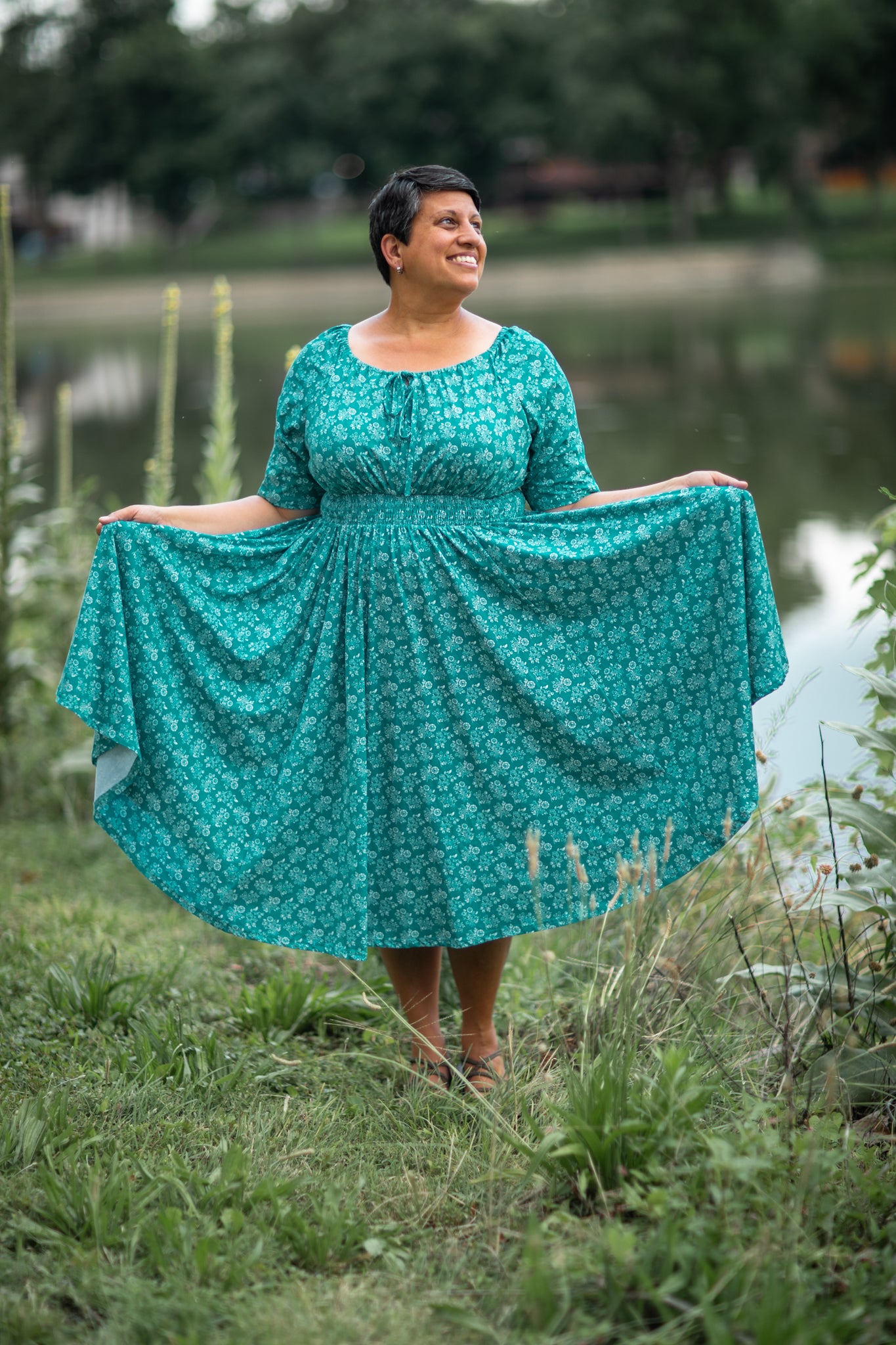 Fern River ~ Folklore Dress
