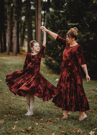 Cinnamon Rose ~ Novella Dress