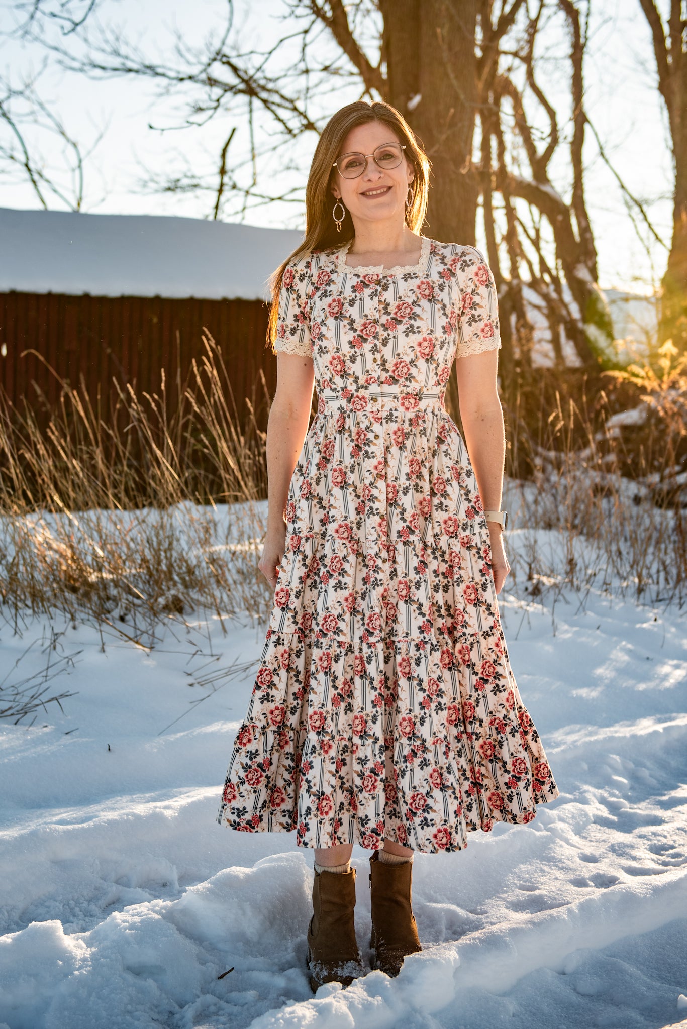 Camellia Carol ~ Hearthside Dress