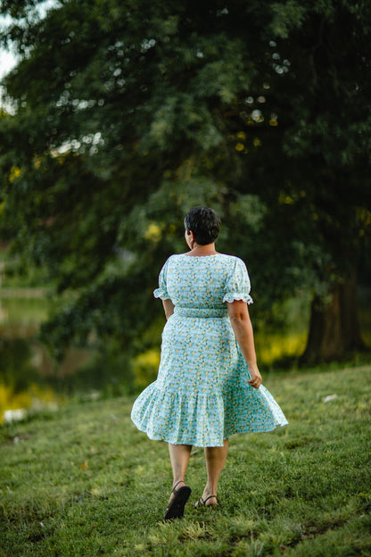 Little Lemon Gingham ~ Keepsake Midi