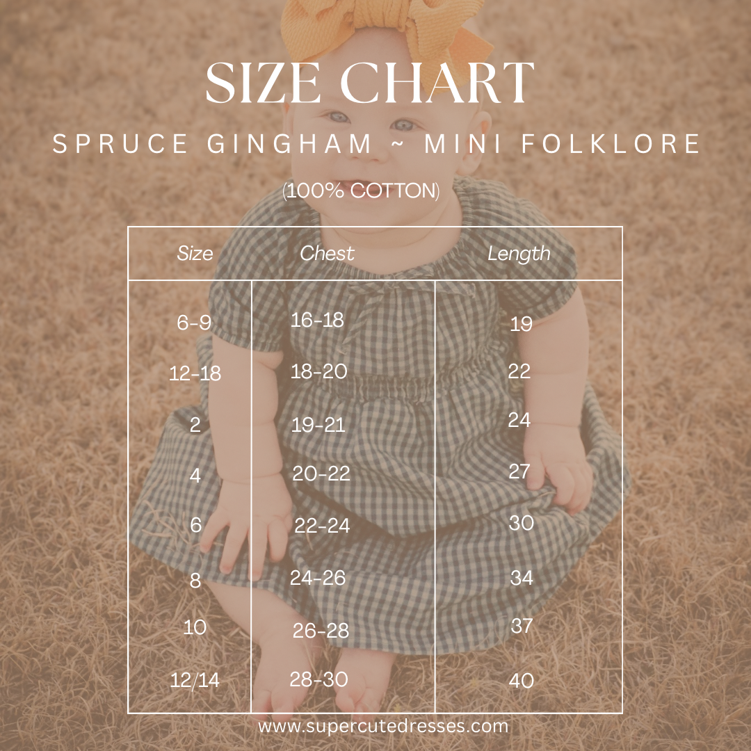 Spruce Gingham ~ Mini Folklore