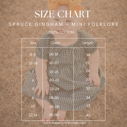 Spruce Gingham ~ Mini Folklore