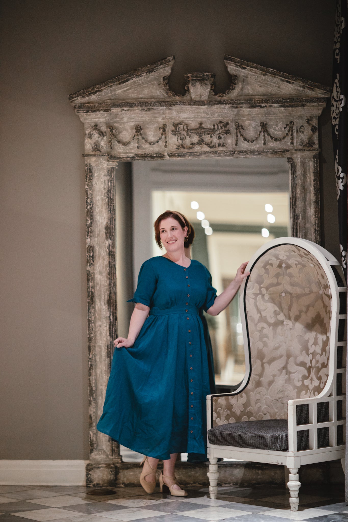 Timeless Teal ~ Hearthside Dress
