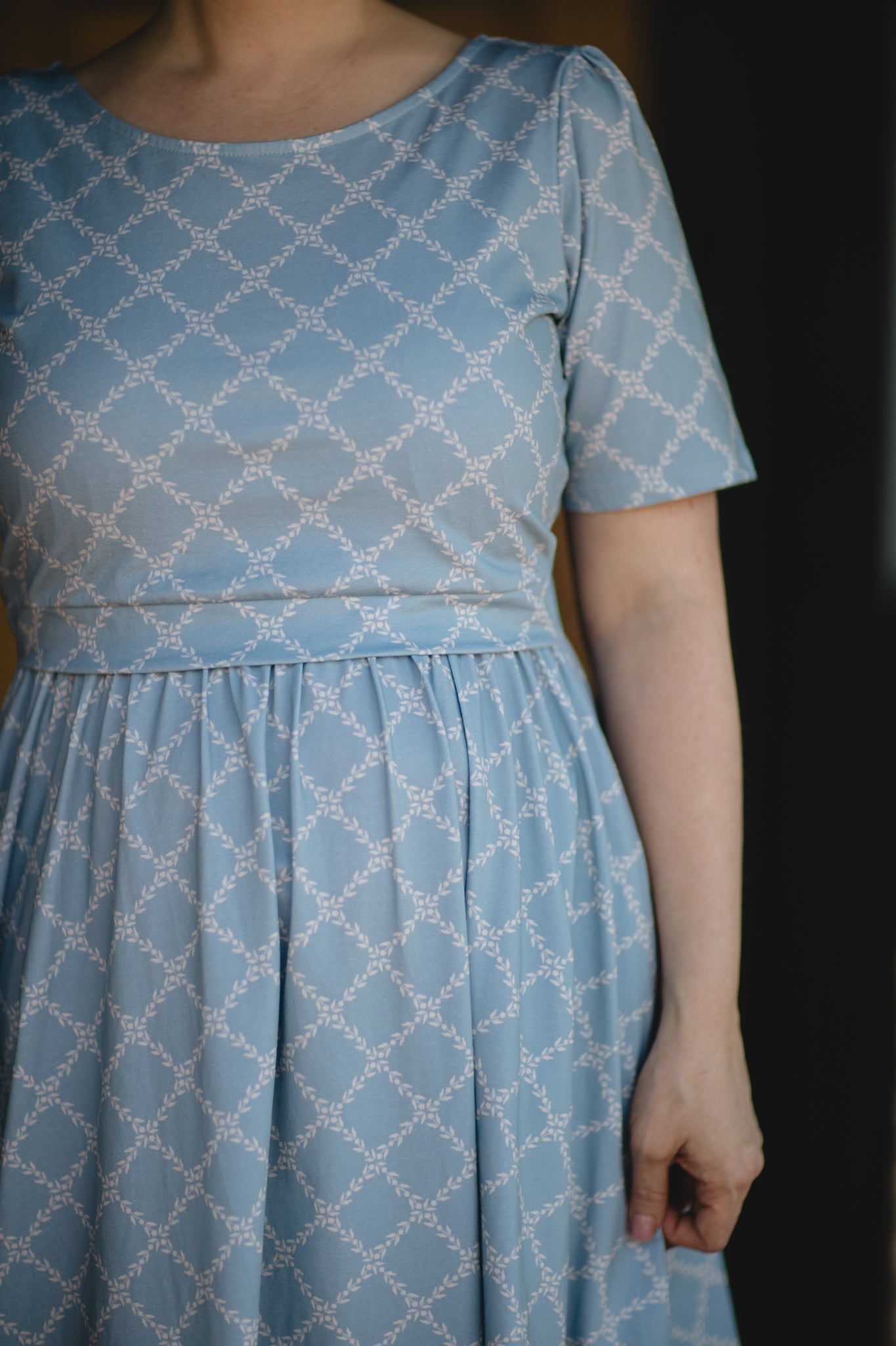 Tranquil Trellis ~ Etta Dress