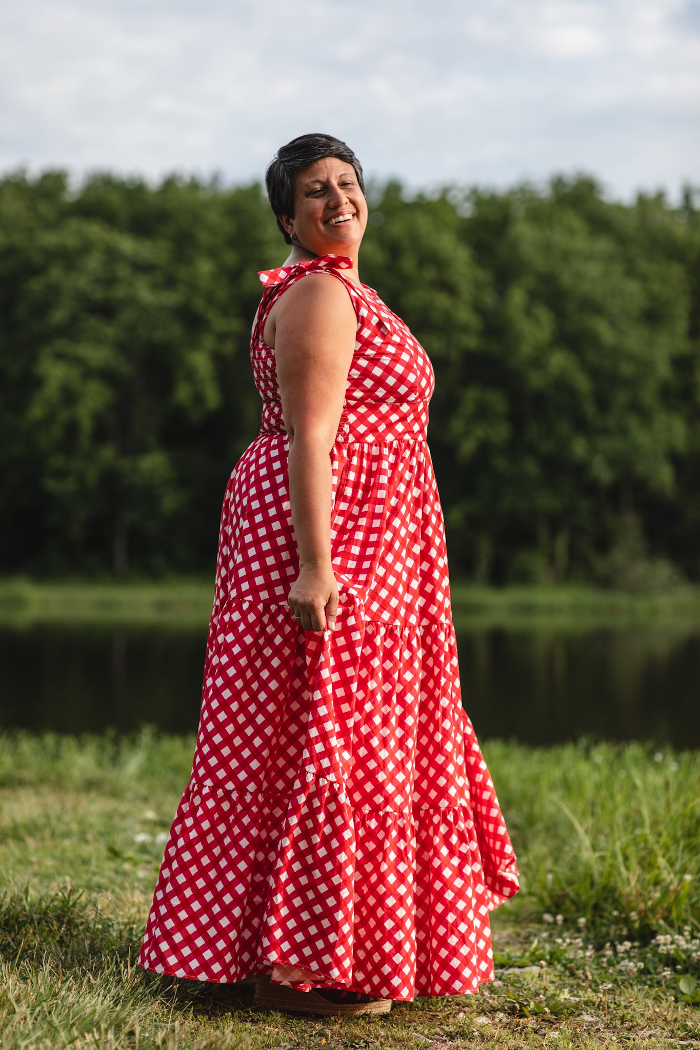 Grenadine Gingham ~ Lenora Dress