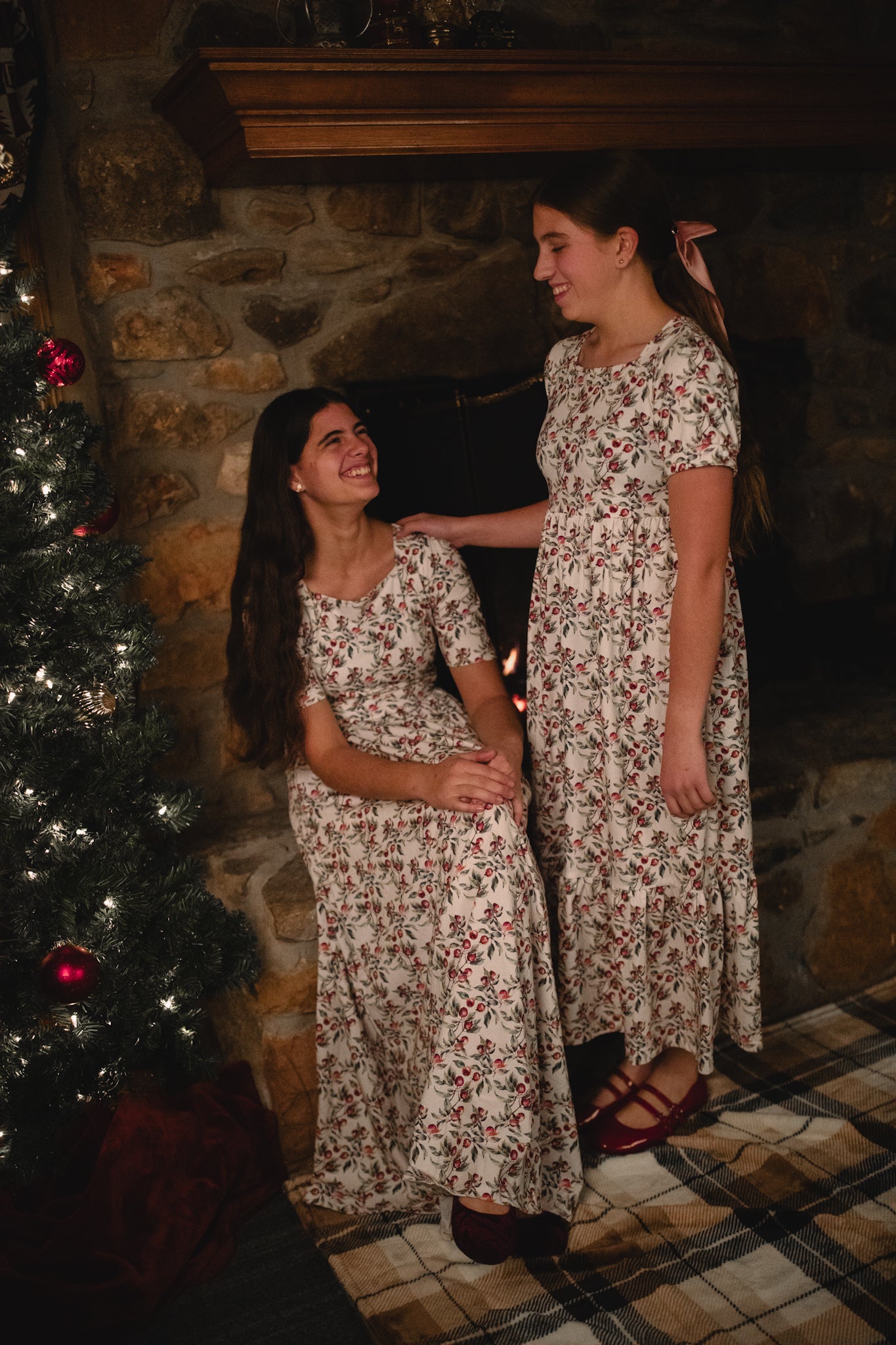 Antique Apples ~ Mini Windermere Dress