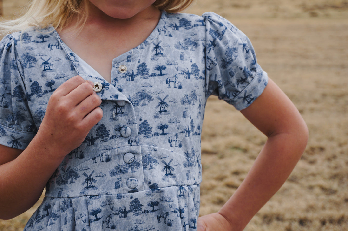 Bluebell Pastures ~ Mini Meadowcourt Dress