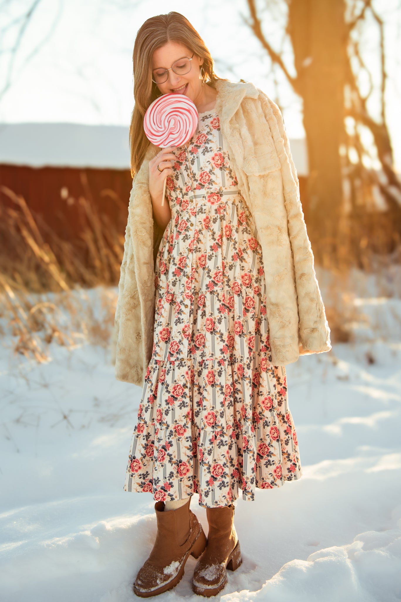 Camellia Carol ~ Hearthside Dress