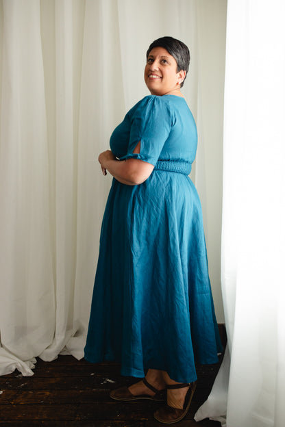 Timeless Teal ~ Hearthside Dress