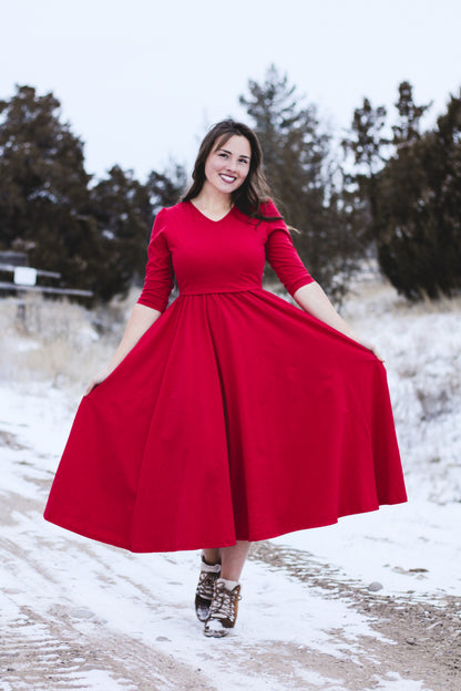 Cardinal ~ Faye Dress