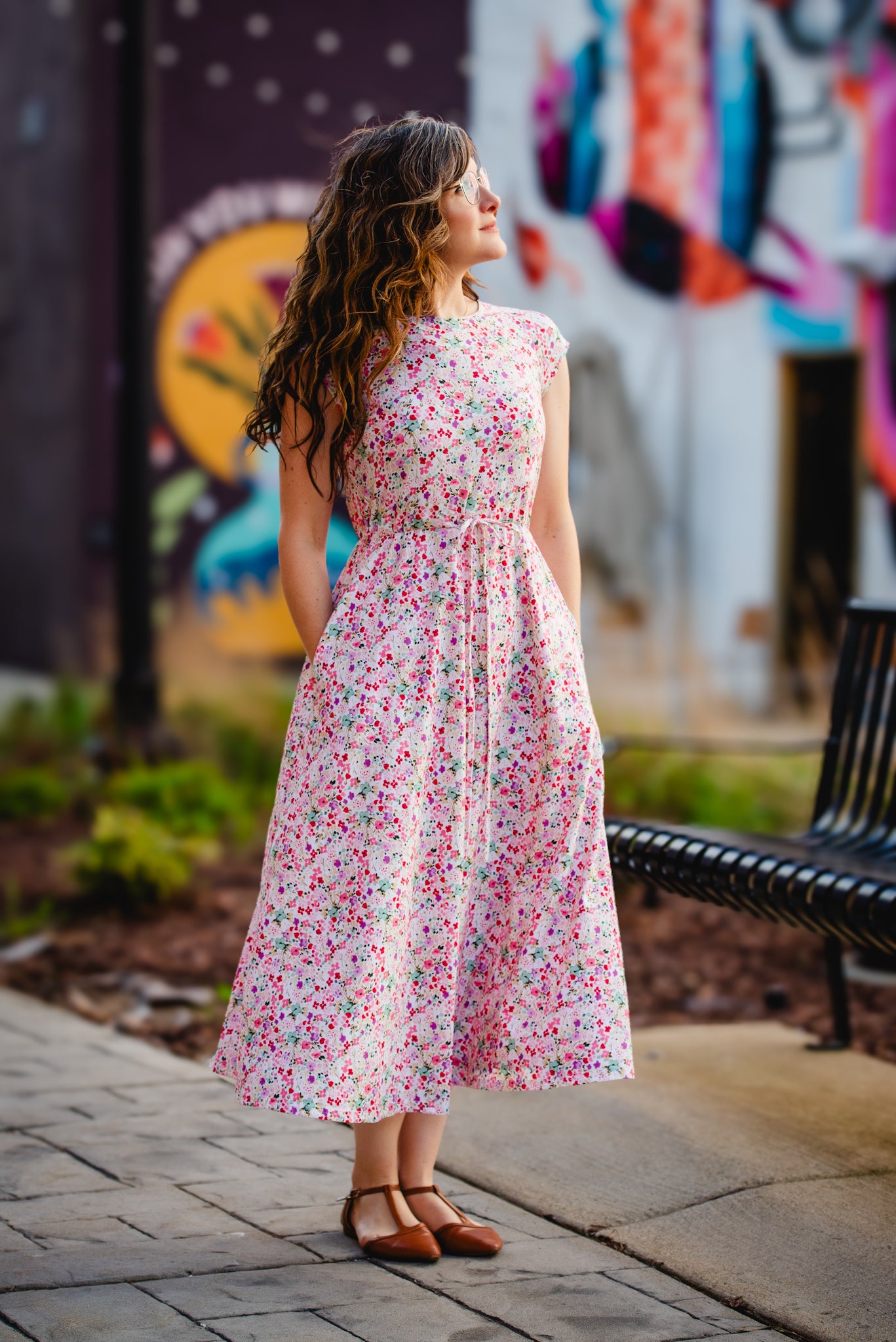 Painted Posies ~ Simplicity Dress