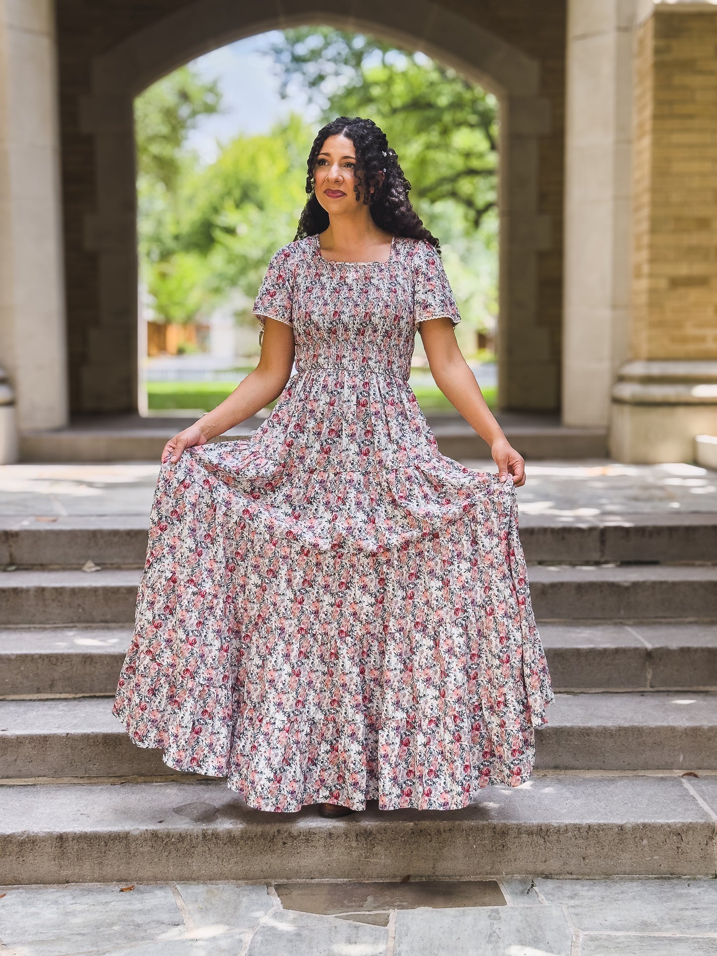Watercolor Garden ~ Nightingale Dress