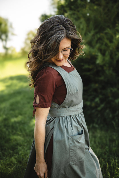 Olivewood ~ Pinafore Apron