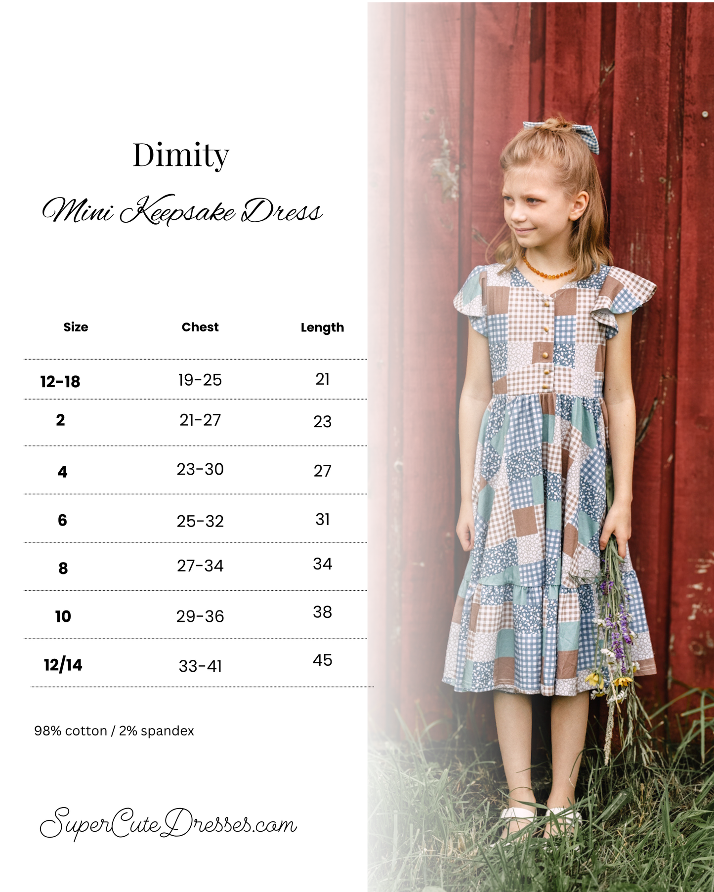 Dimity ~ Mini Keepsake Dress