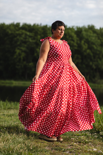 Grenadine Gingham ~ Lenora Dress