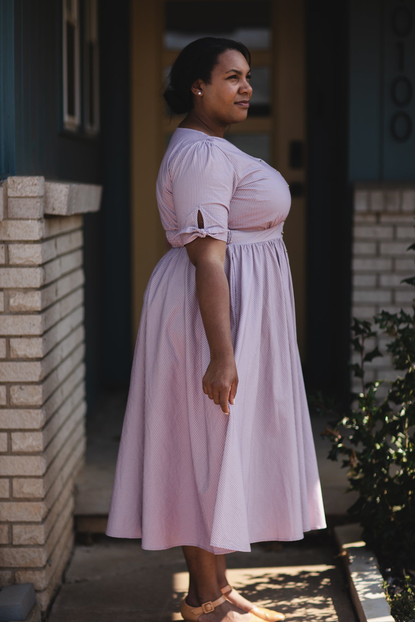 lilac midi dresses Arden Midi Dress