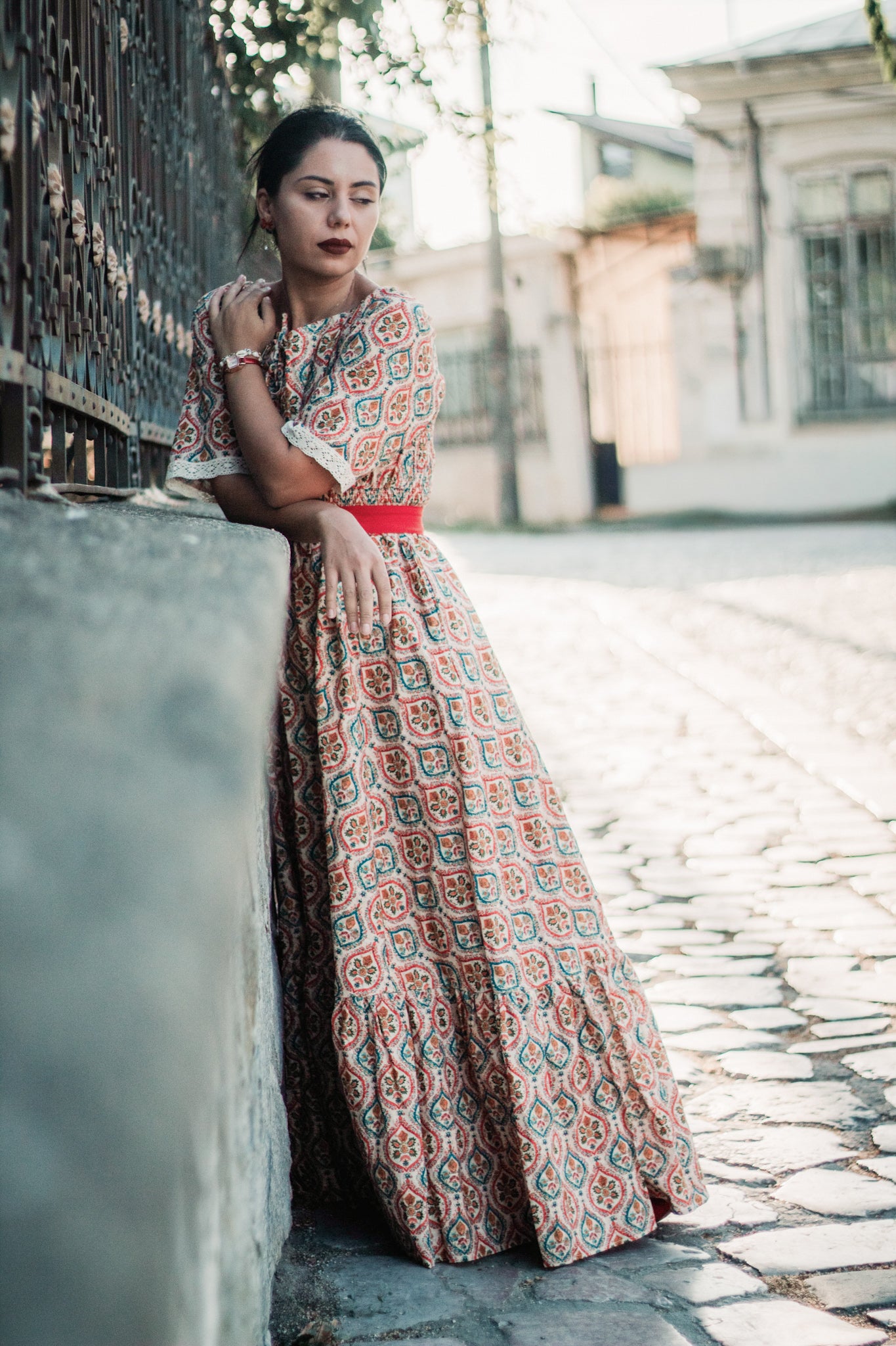 folklore maxi dress Sojourn ~ Folklore Maxi