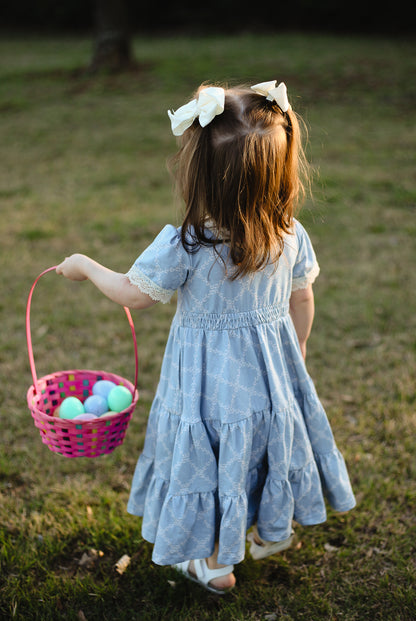 Tranquil Trellis ~ Mini Keepsake Dress