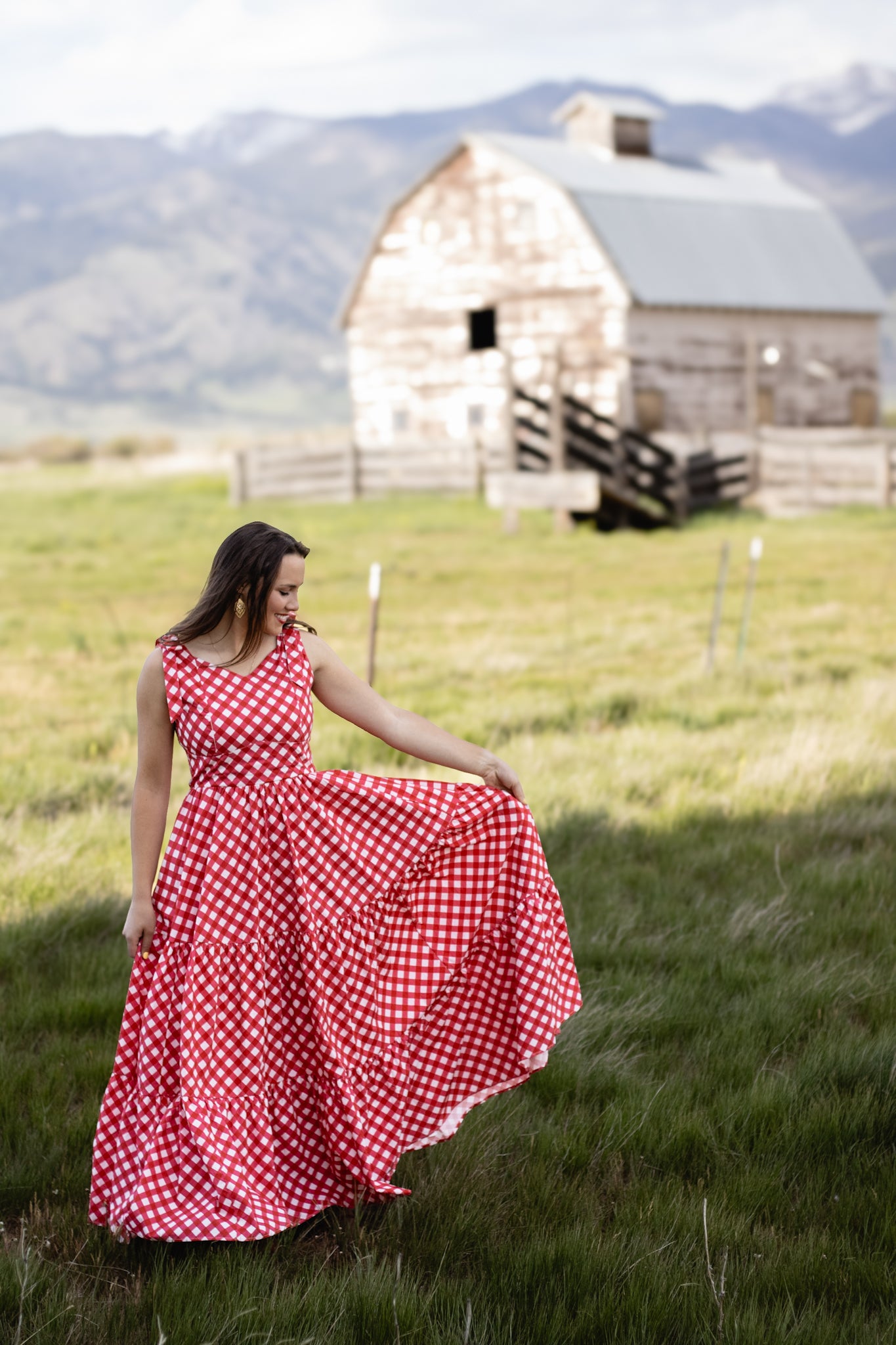 Grenadine Gingham ~ Lenora Dress