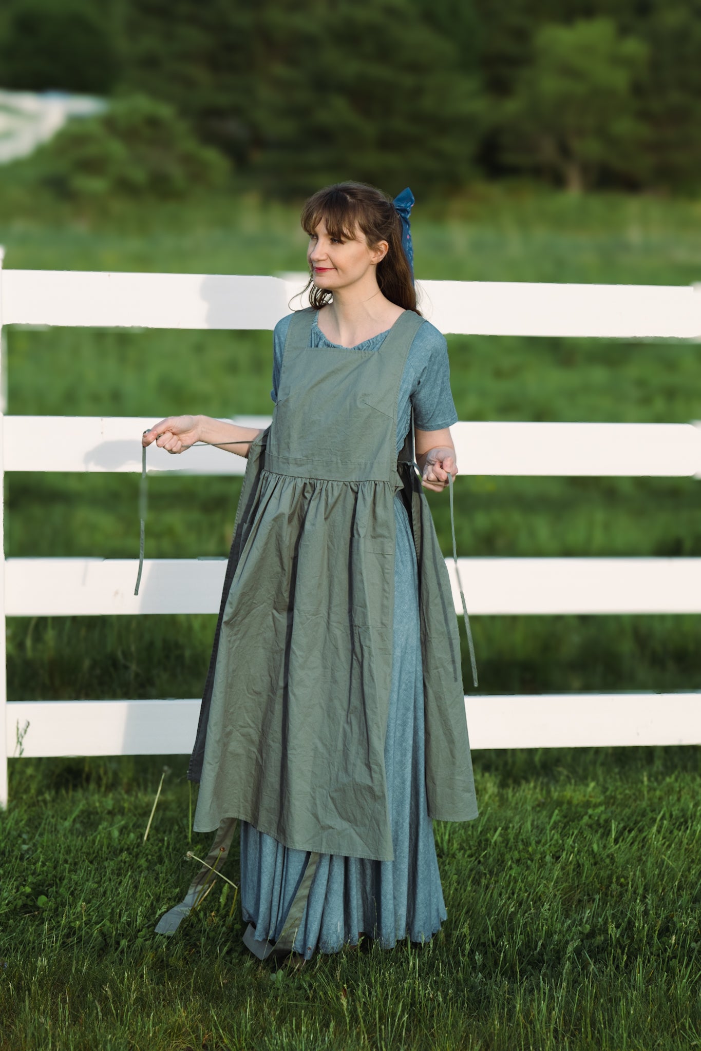 Olivewood ~ Pinafore Apron