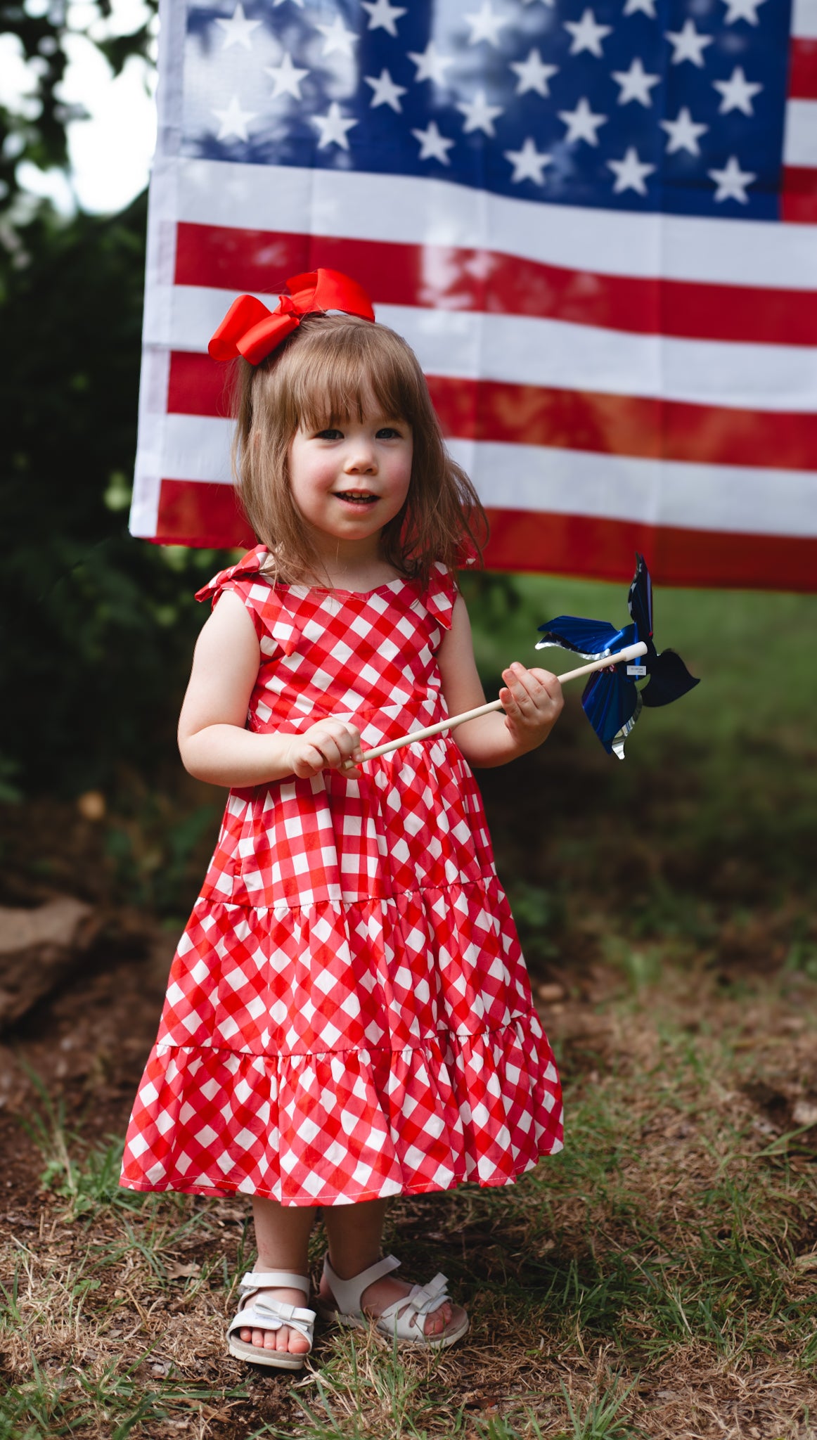 Grenadine Gingham ~ Mini Lenora Dress
