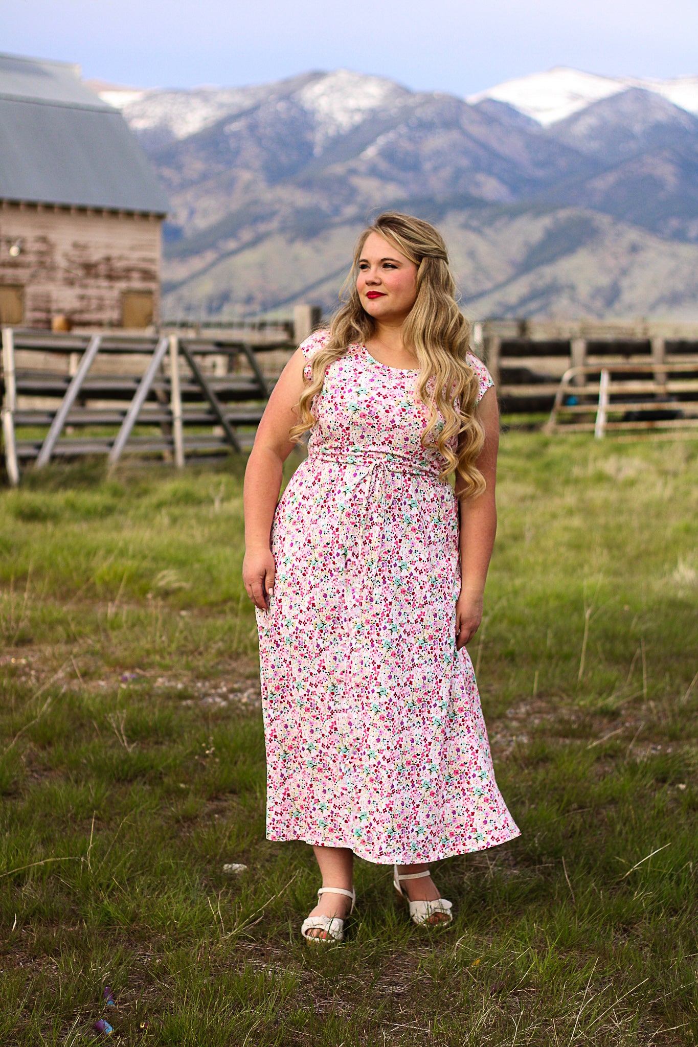 Painted Posies ~ Simplicity Dress