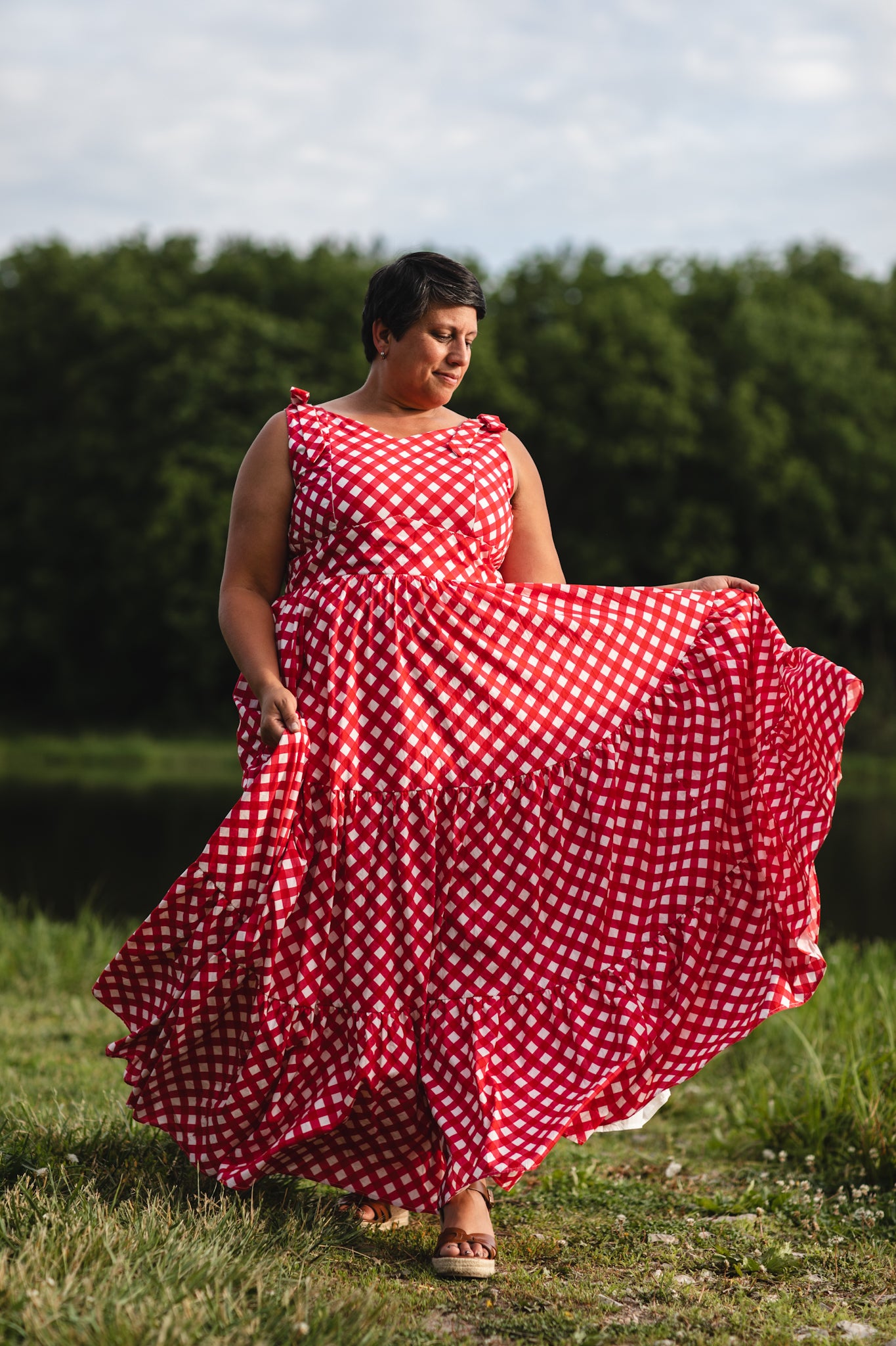Grenadine Gingham ~ Lenora Dress