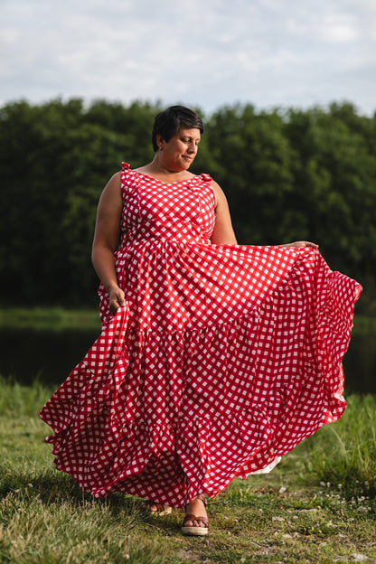 Grenadine Gingham ~ Lenora Dress