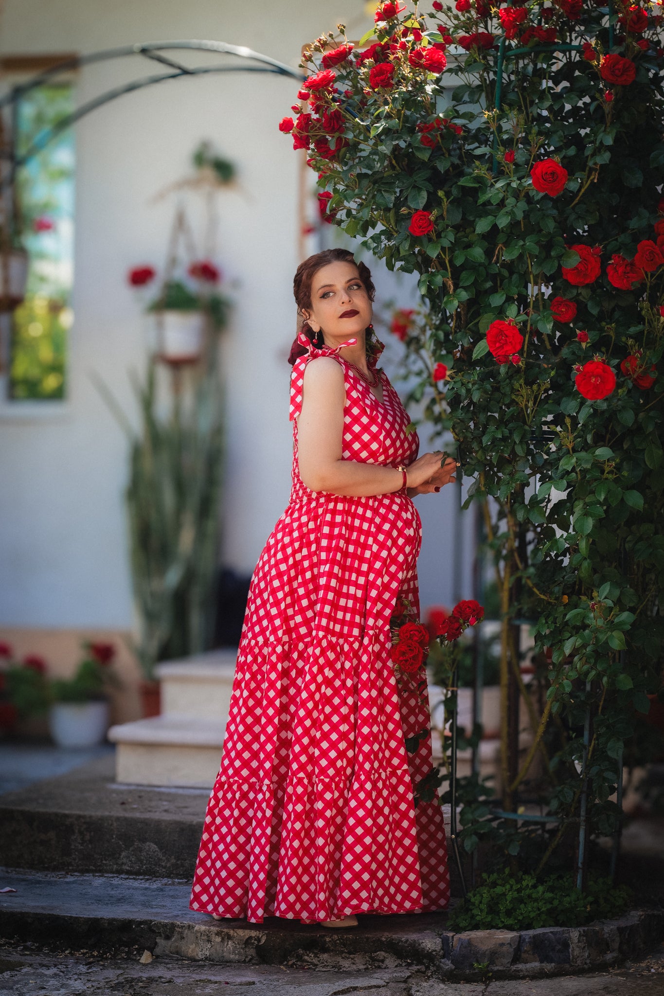 Grenadine Gingham ~ Lenora Dress