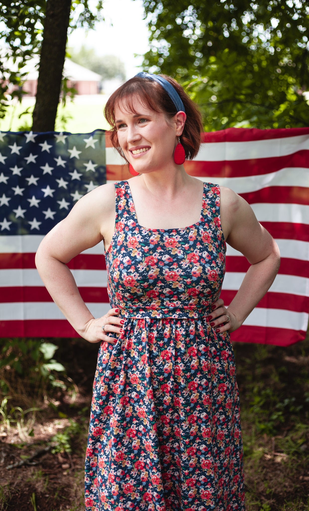 Independence Blossom ~ Homesteader Dress
