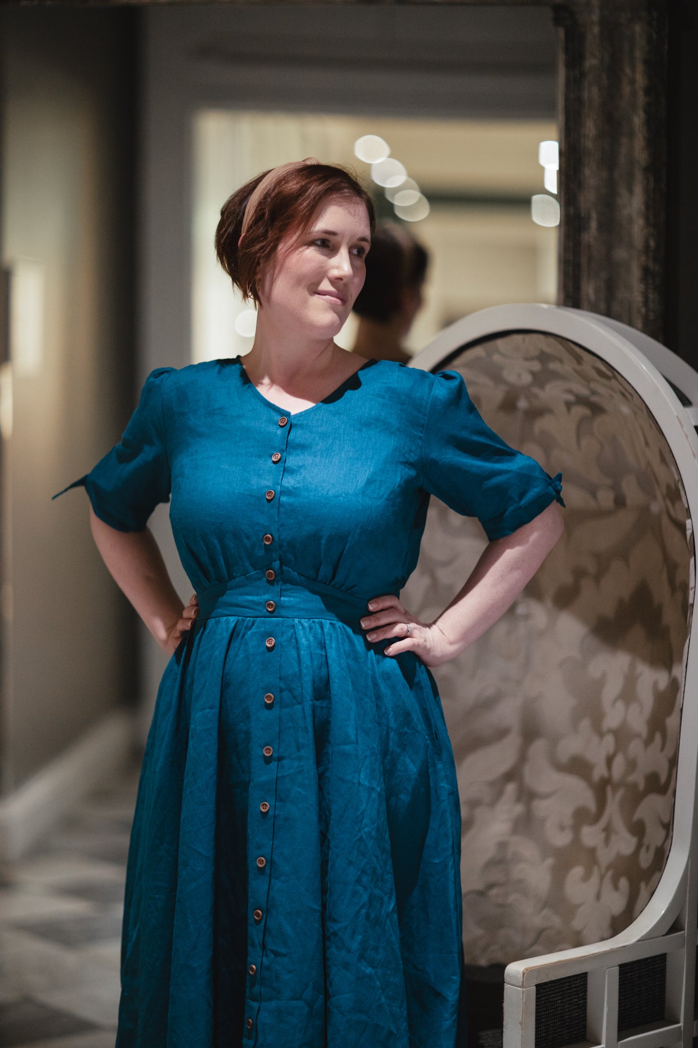 Timeless Teal ~ Hearthside Dress