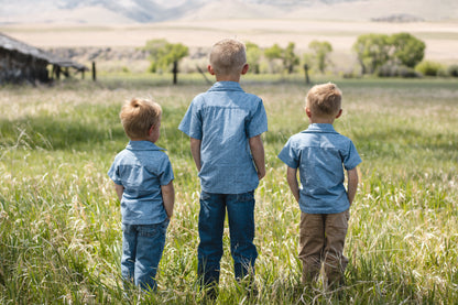 Shenandoah Chambray ~ Brave Button-up