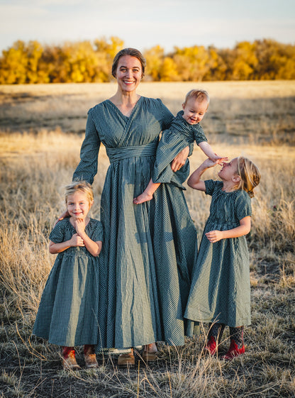 Spruce Gingham ~ Wildwood Maxi