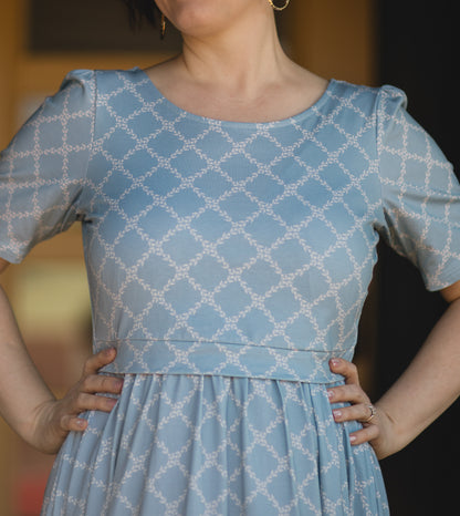 Tranquil Trellis ~ Etta Dress