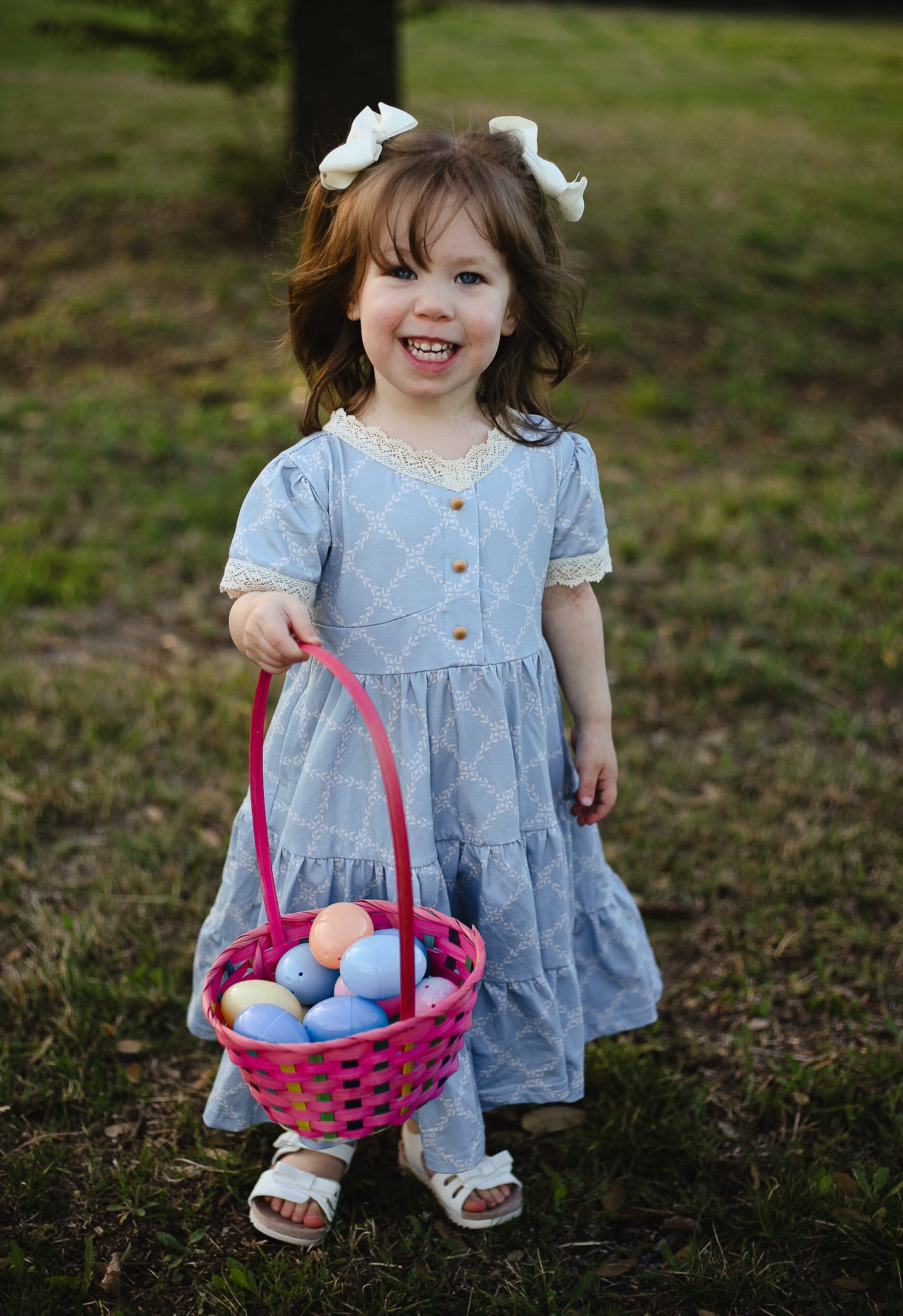 Tranquil Trellis ~ Mini Keepsake Dress