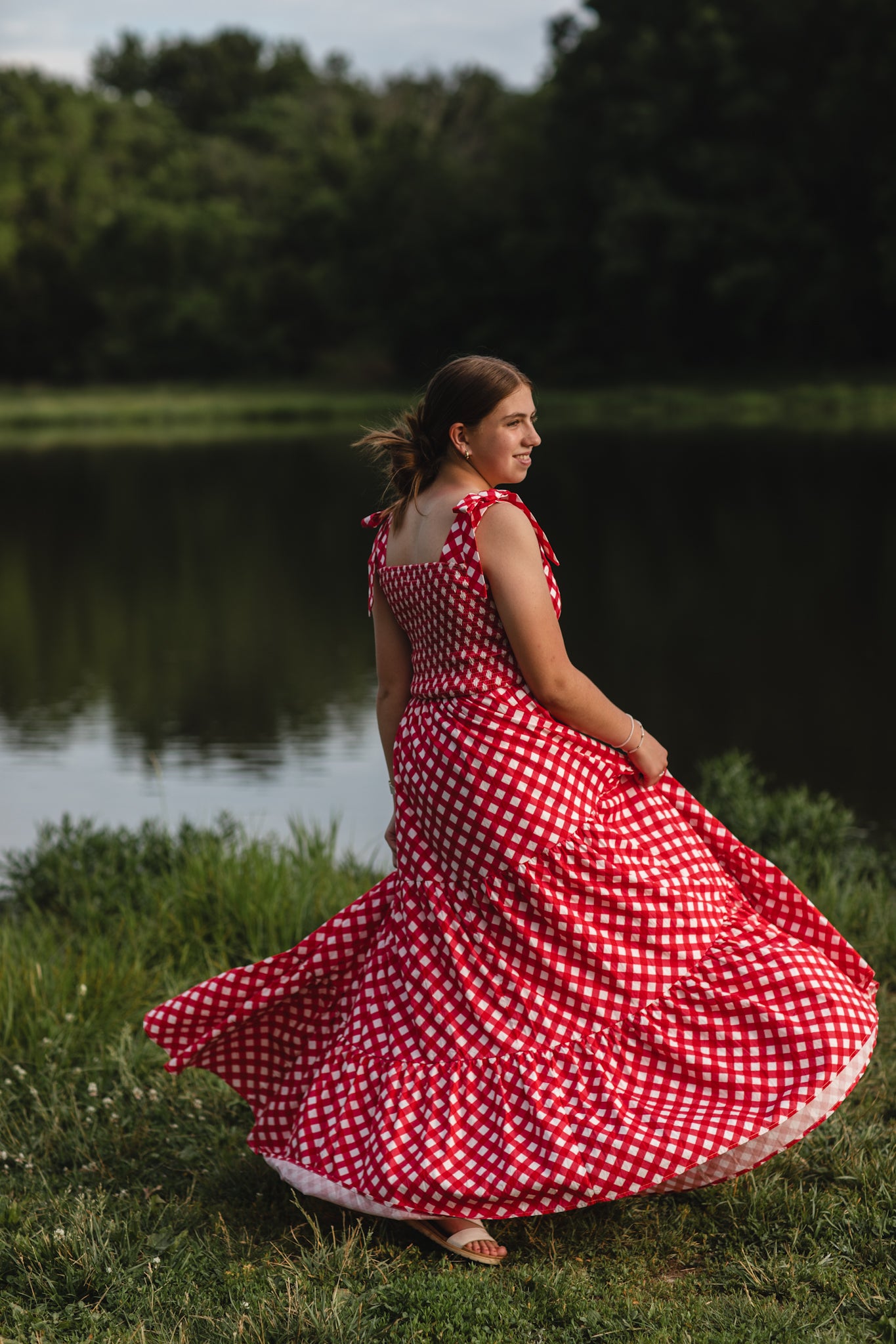 Grenadine Gingham ~ Lenora Dress