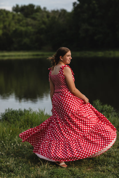 Grenadine Gingham ~ Lenora Dress
